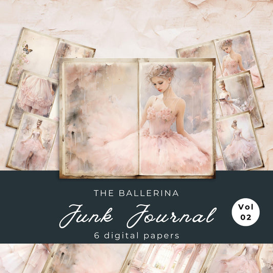 The Ballerina Junk Journal Pages Vol2
