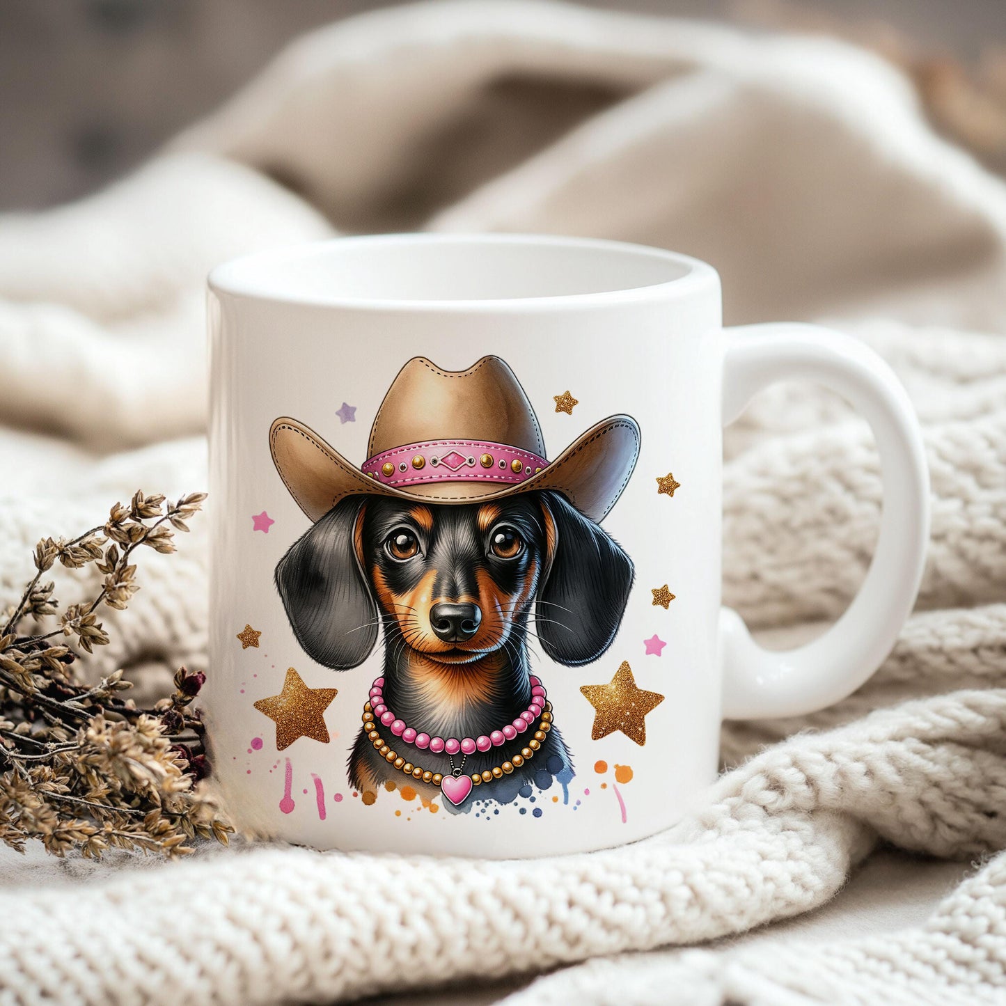 Dachshund Cowboy Hat PNG