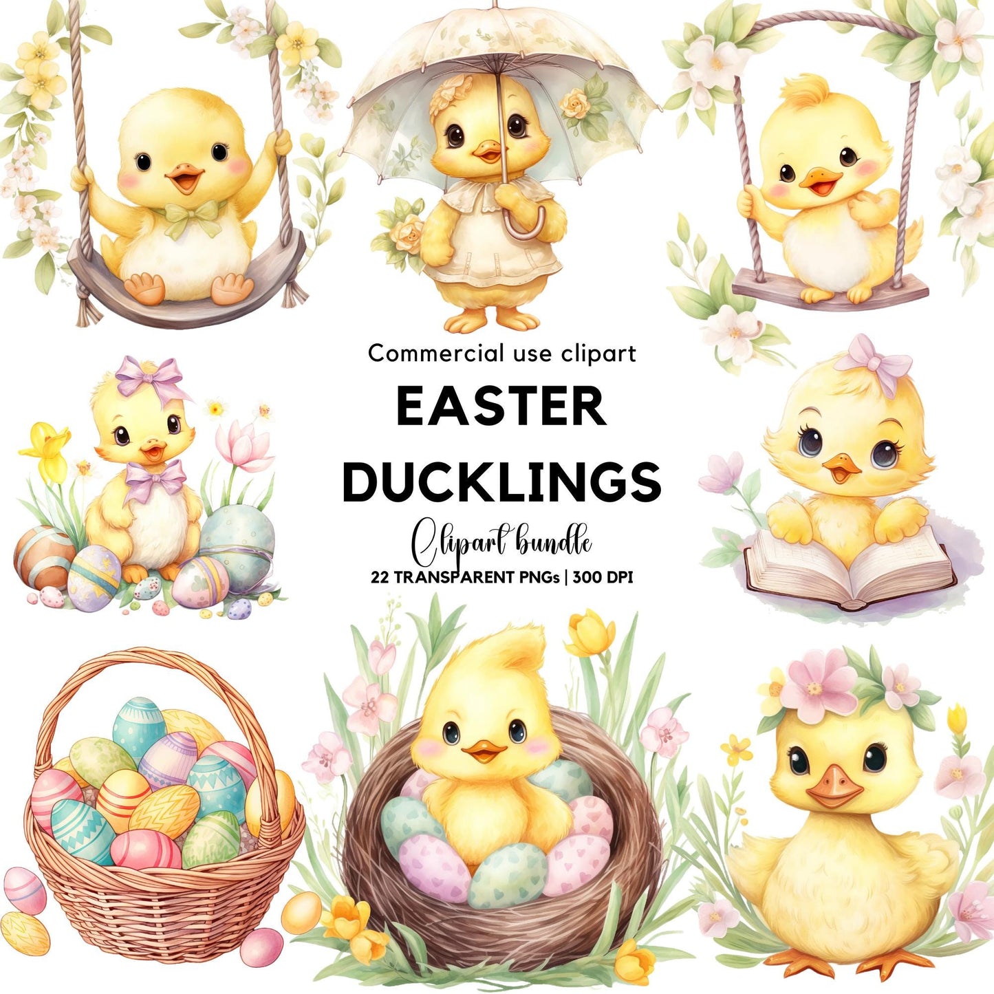 Easter Duck Clipart