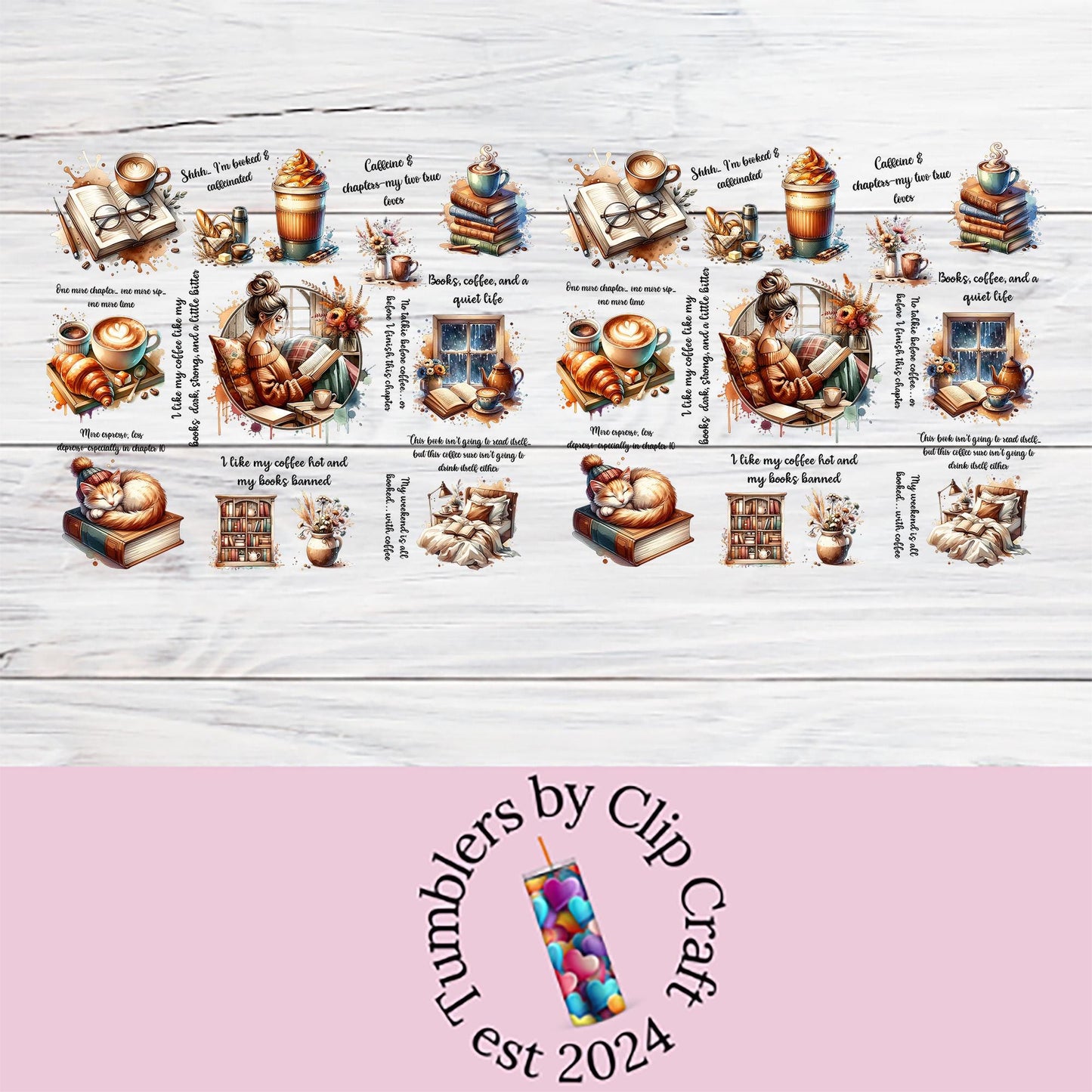 a stamp with a bunch of pictures on it