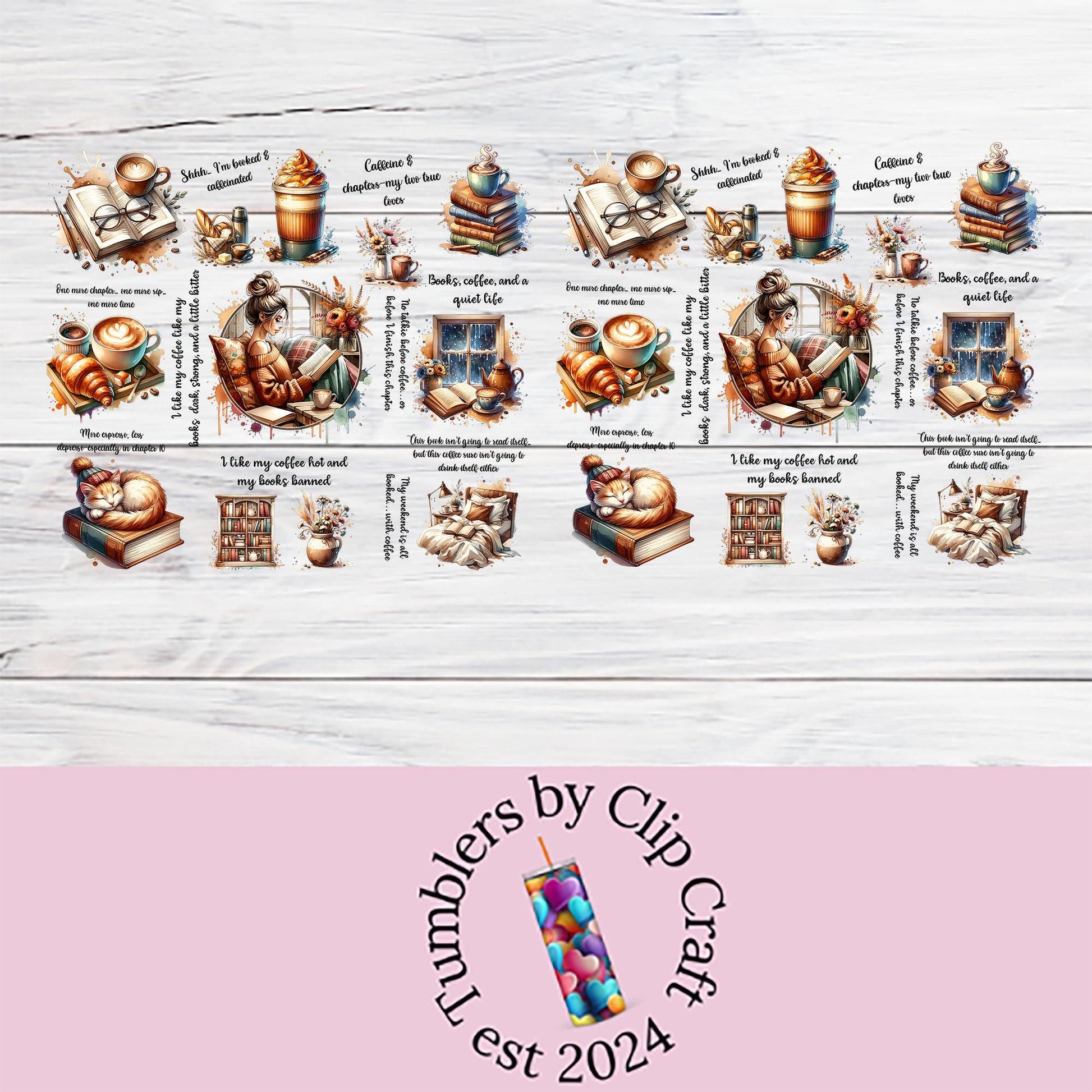 a stamp with a bunch of pictures on it