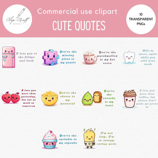 Cute Quotation Clipart