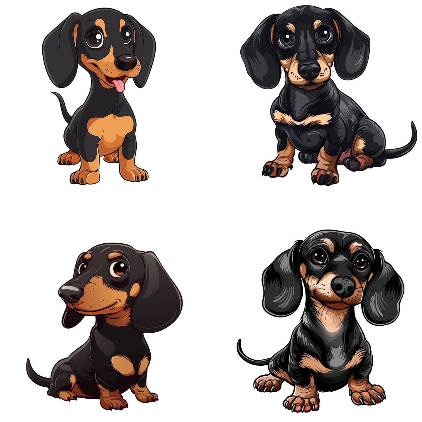 Dachshund Dog Clipart