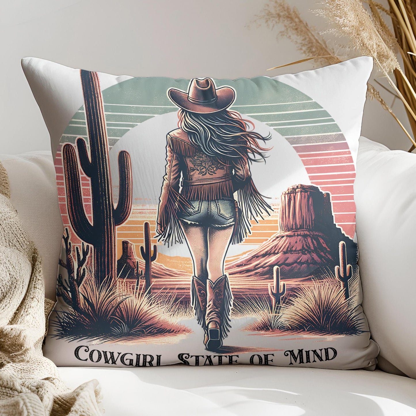 Vintage Cowgirl PNG
