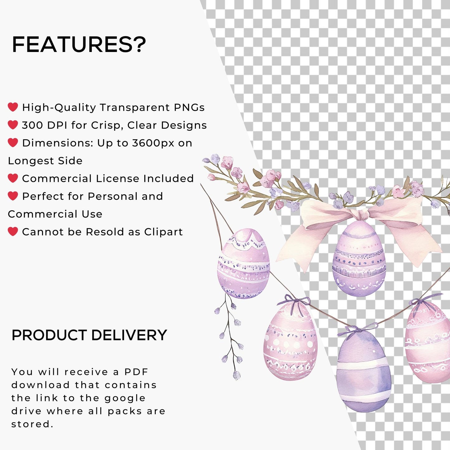 Easter bunting Clipart