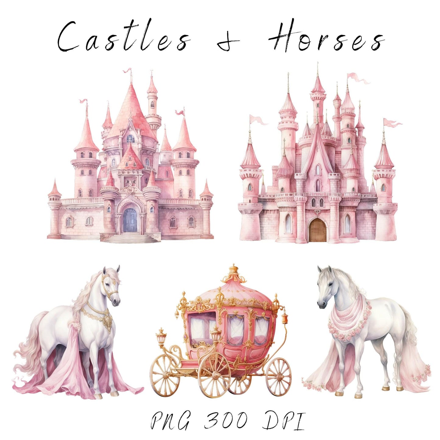 Clipart de princesa de cuento de hadas