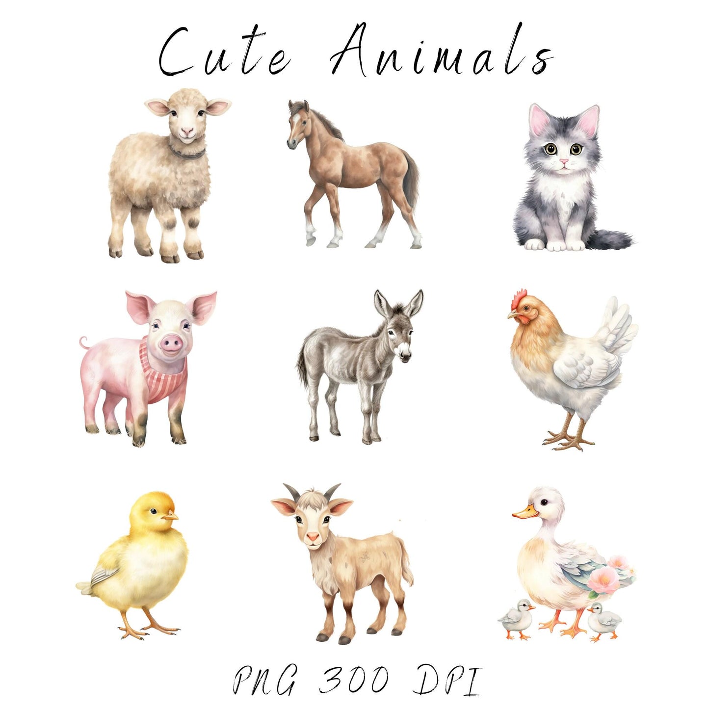 On the Farm Clipart