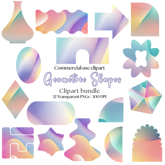 Geometric shapes clipart