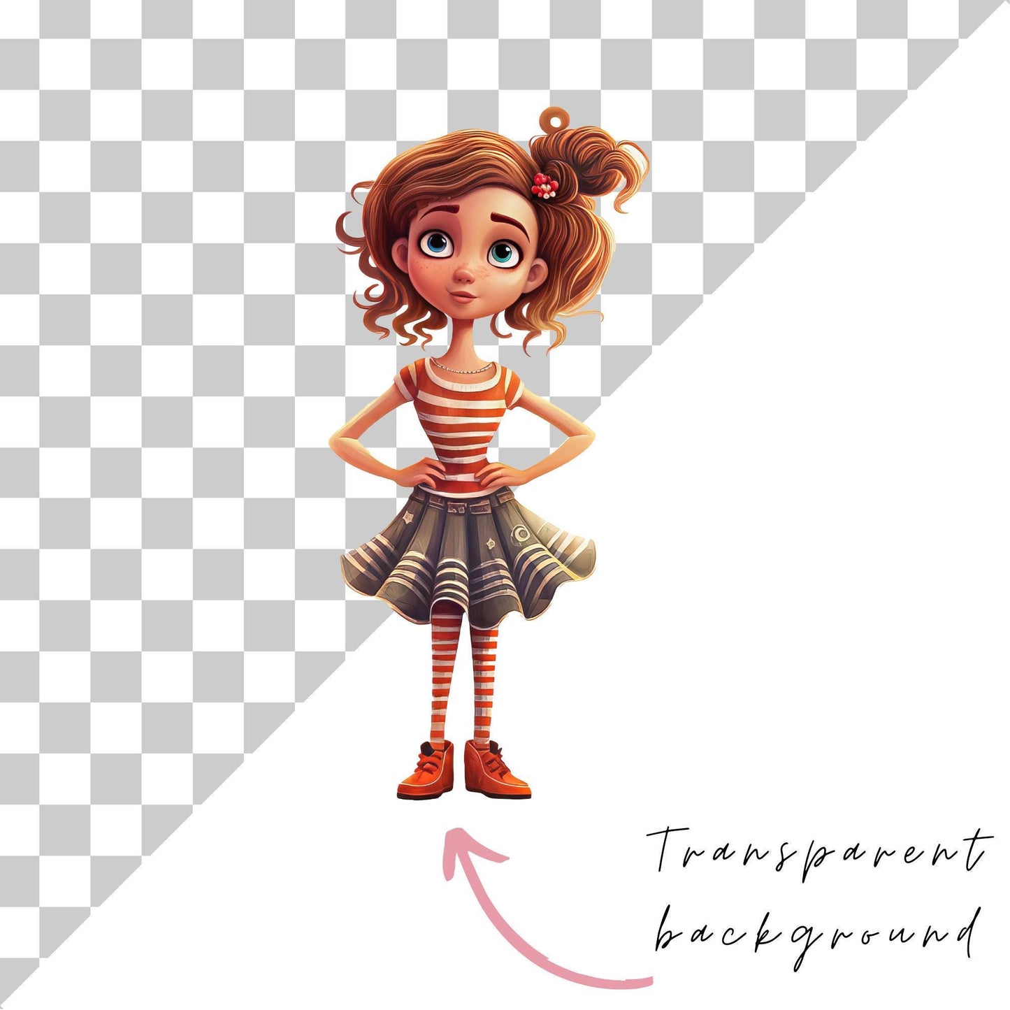 Quirky Girls Clipart