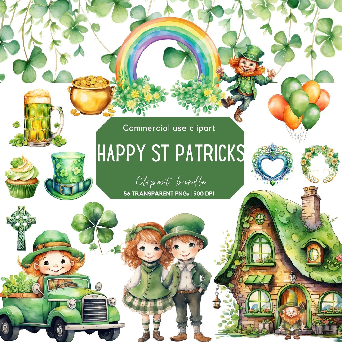 Happy St Patricks Day Clipart