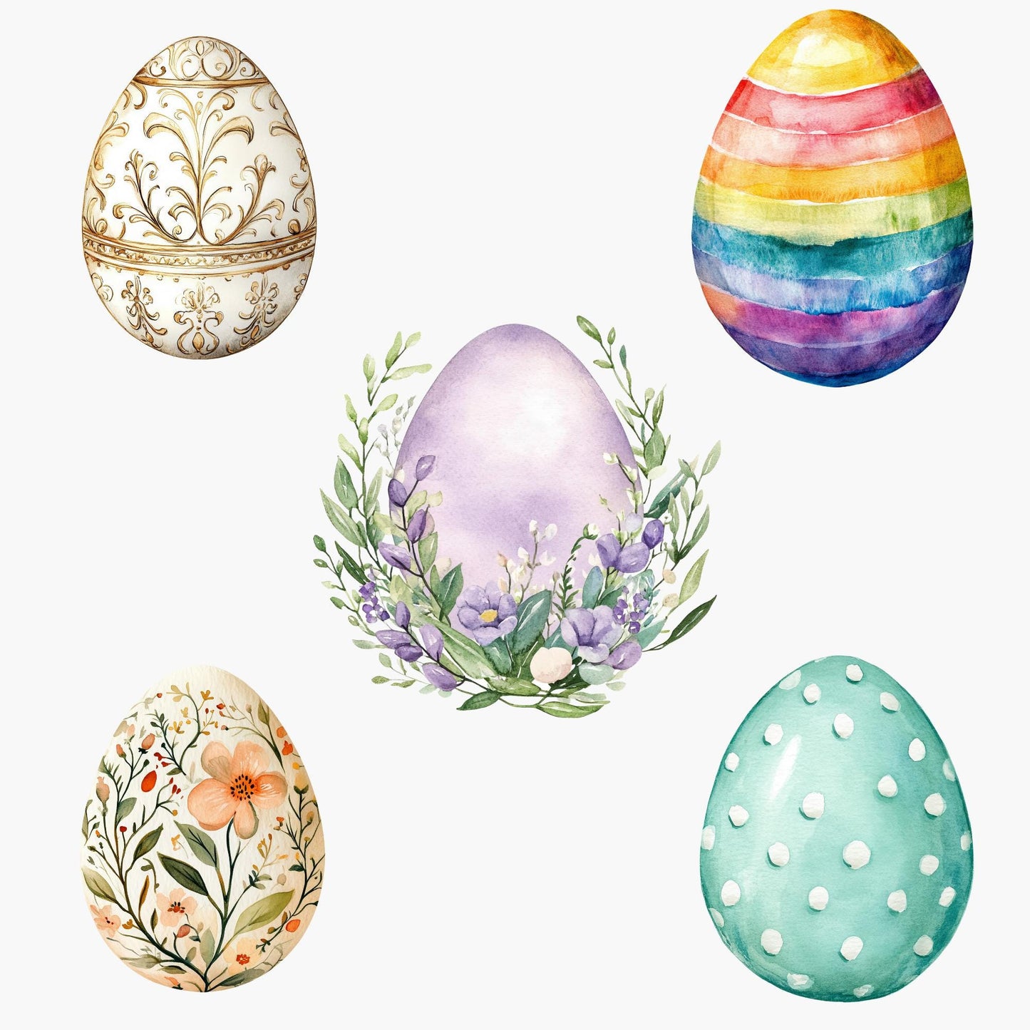 Easter Eggs Clipart