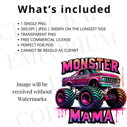 Monster Mama PNG