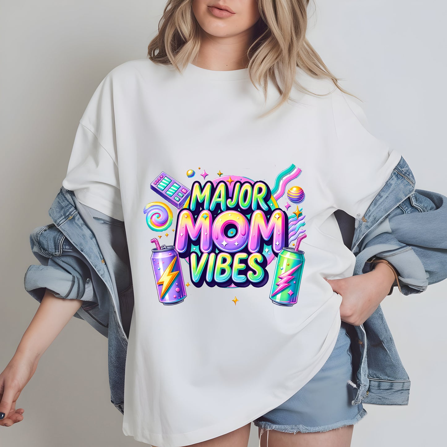 Cool Mom Energy PNG – Funny Sassy Mom Life Sublimation Design