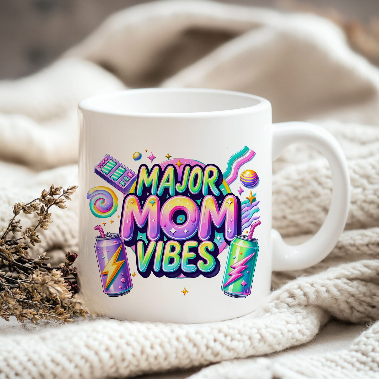 Cool Mom Energy PNG – Funny Sassy Mom Life Sublimation Design