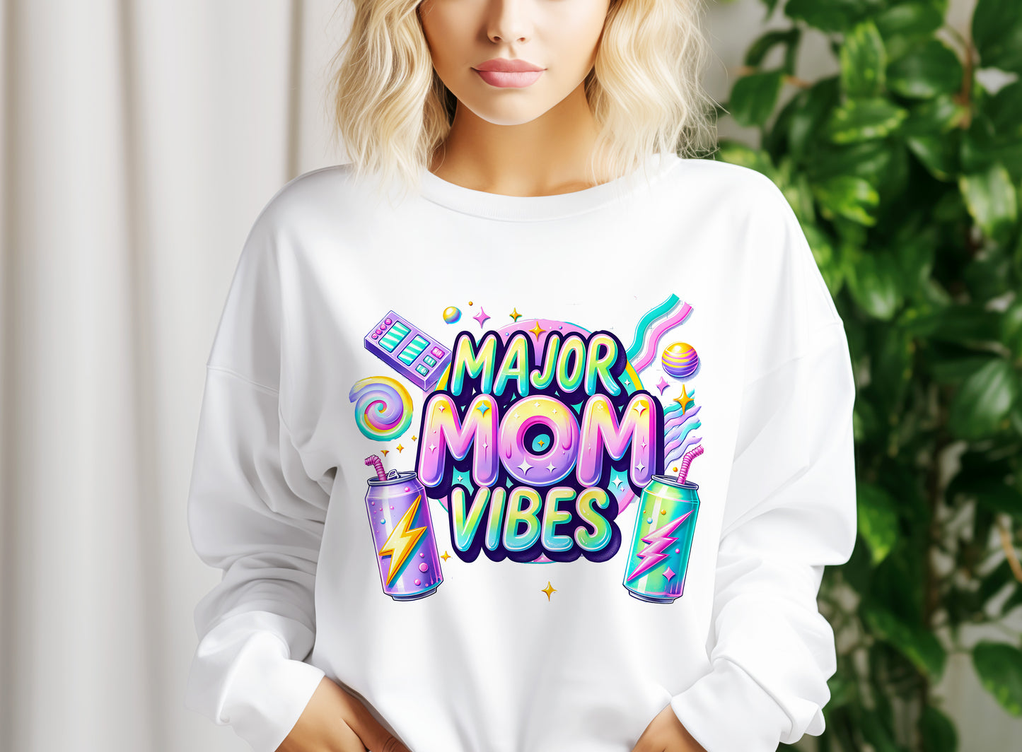 Cool Mom Energy PNG – Funny Sassy Mom Life Sublimation Design