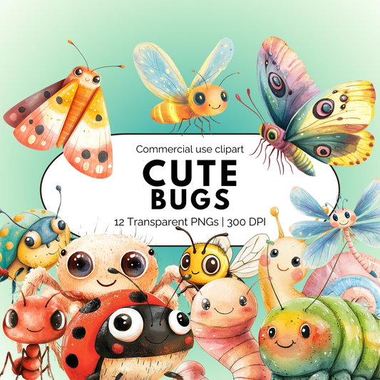 Imágenes prediseñadas de insectos lindos