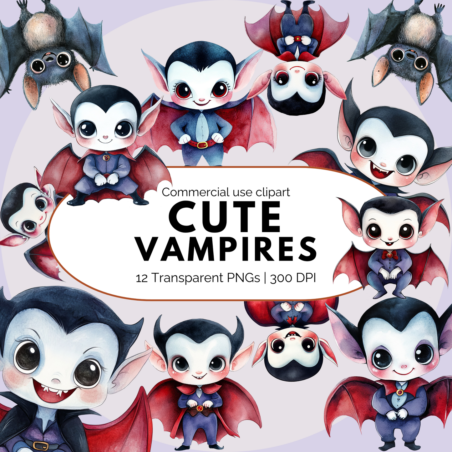 Cute Vampire Clipart