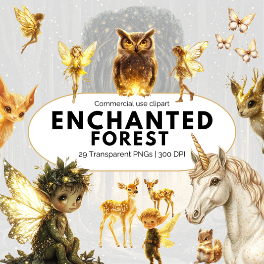 Clipart del Bosque Encantado