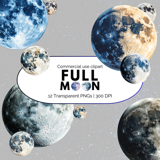 Full Moon Moon Clipart