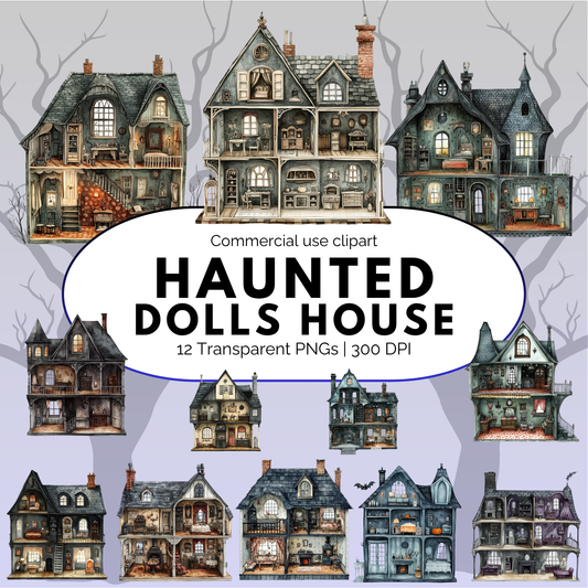 Haunted Dolls House Clipart