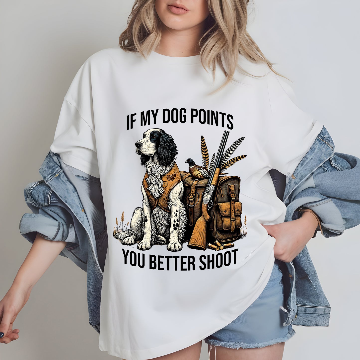 Hunting Dog Cooler PNG – GSP Duck Hunting Sublimation Design for Dog Dads & Outdoor Lovers