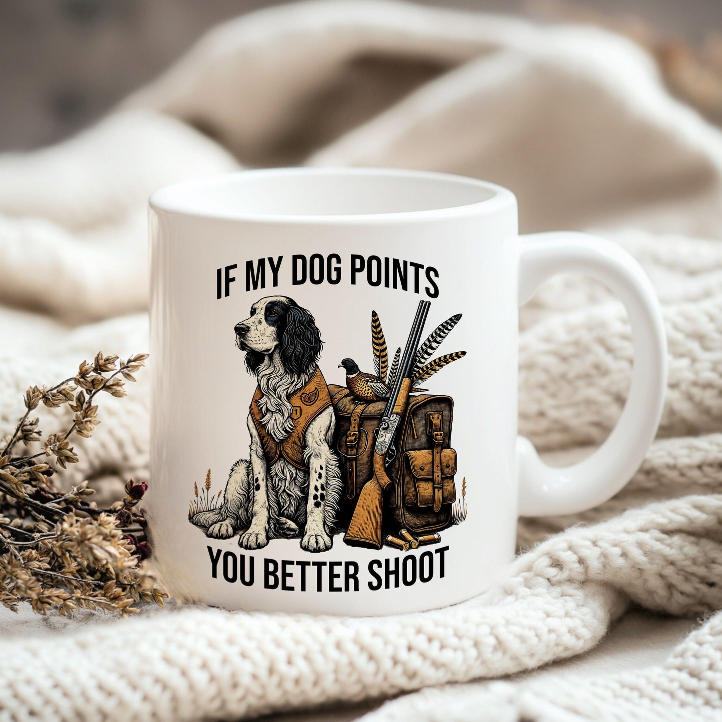 Hunting Dog Cooler PNG – GSP Duck Hunting Sublimation Design for Dog Dads & Outdoor Lovers