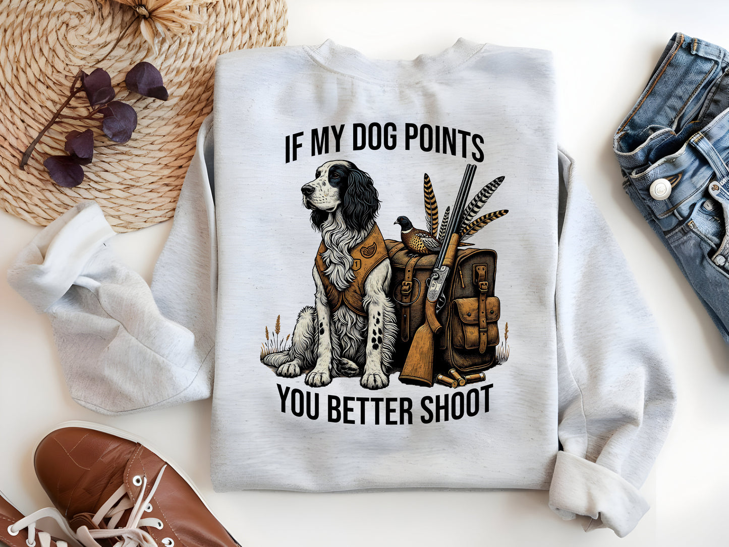 Hunting Dog Cooler PNG – GSP Duck Hunting Sublimation Design for Dog Dads & Outdoor Lovers