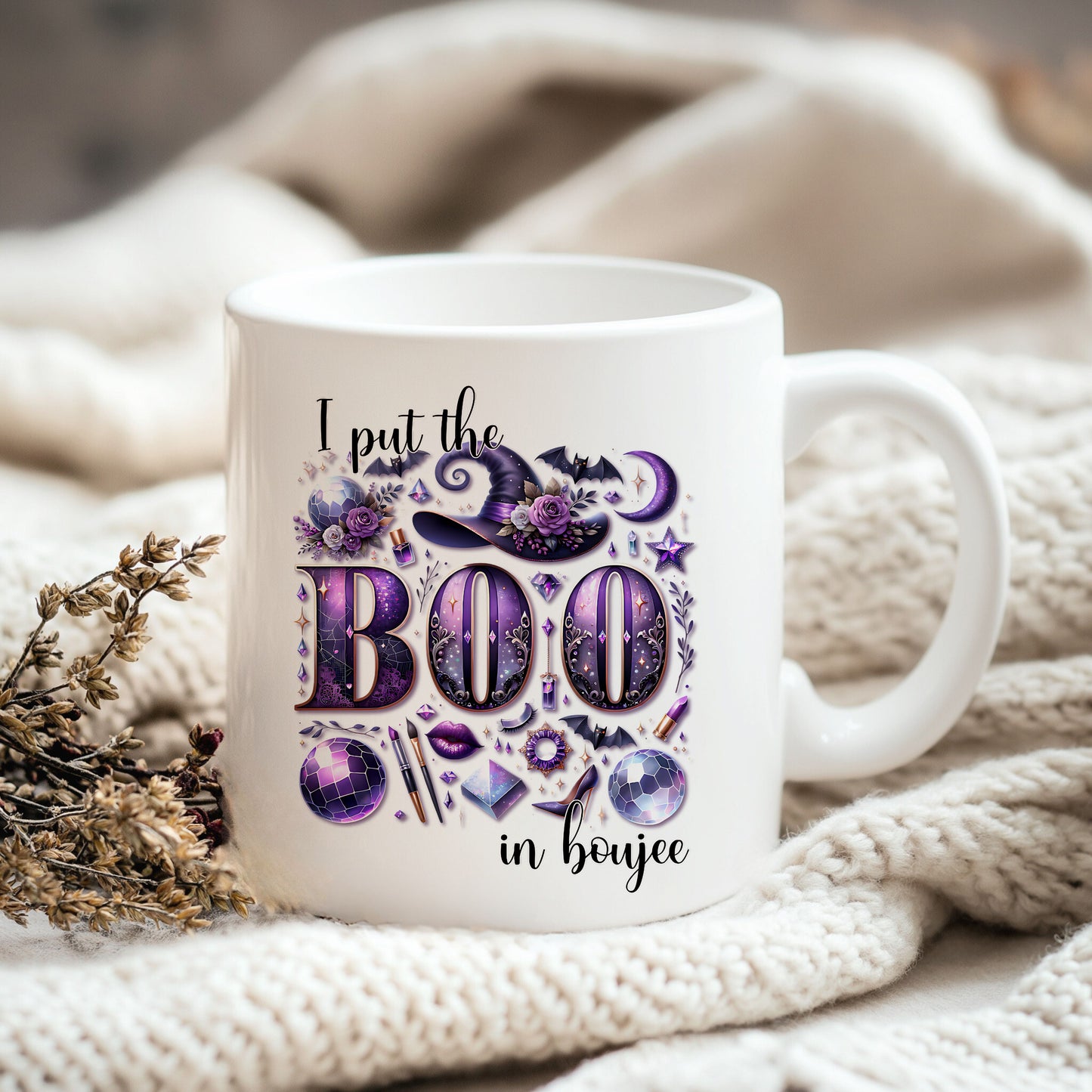 I Put The Boo in Boujee PNG – Coquette Ghost Retro Halloween Sublimation