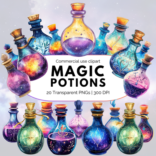 Magic Potions Clipart