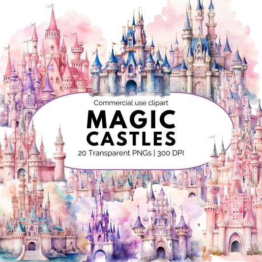 Clipart de castillo mágico