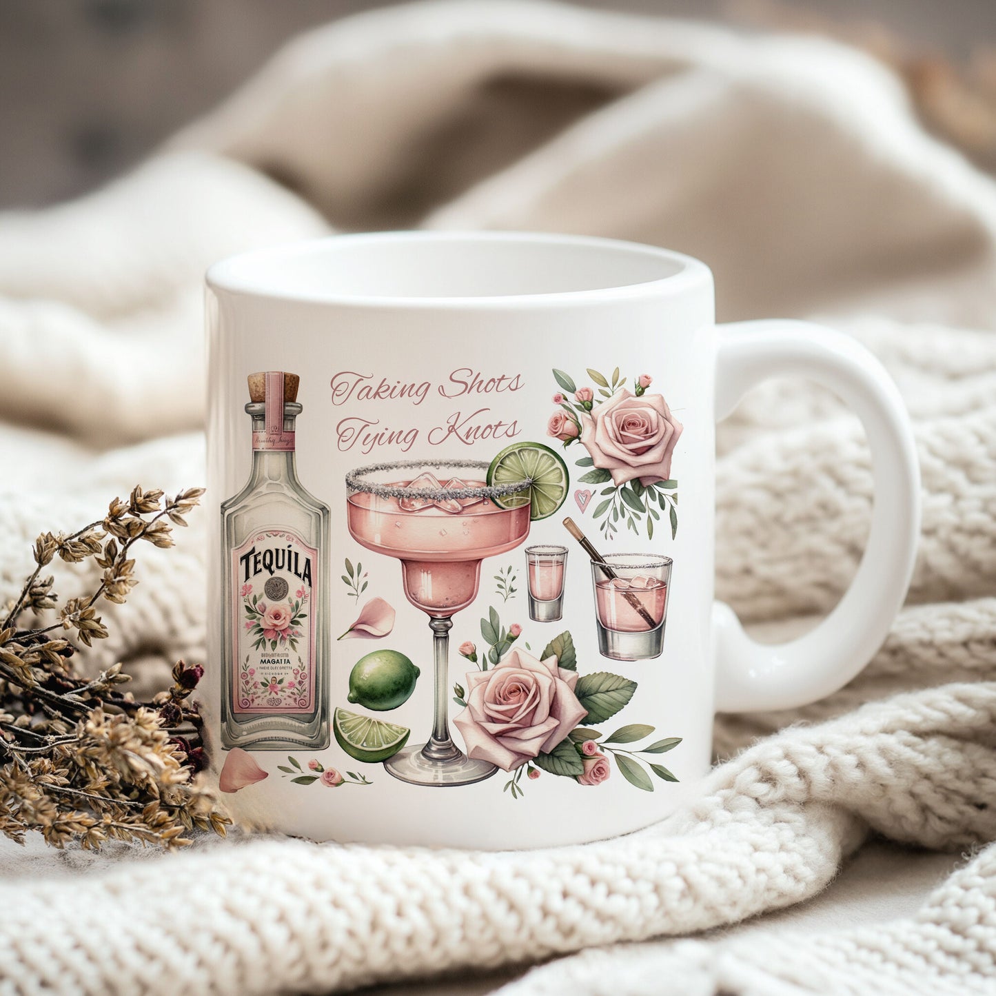 Margaritas and Matrimony PNG – Bachelorette Sublimation Design for Bride Party Shirts