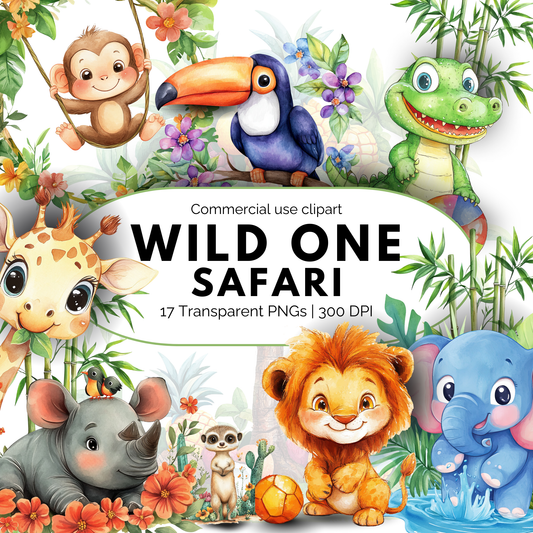 Clipart de safari salvaje