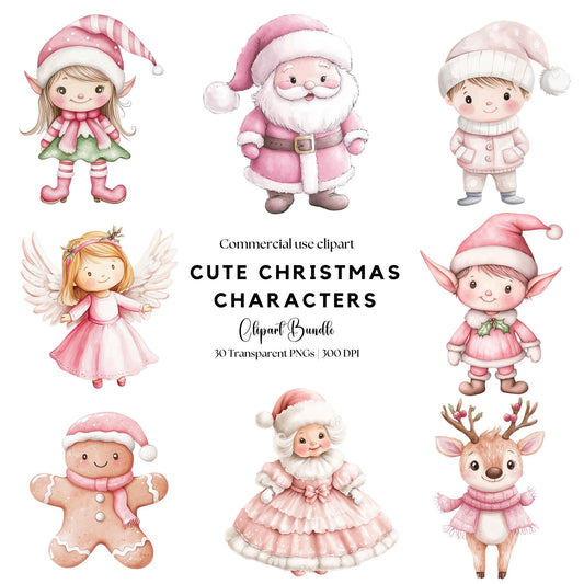 Cute Christmas Character Clipart
