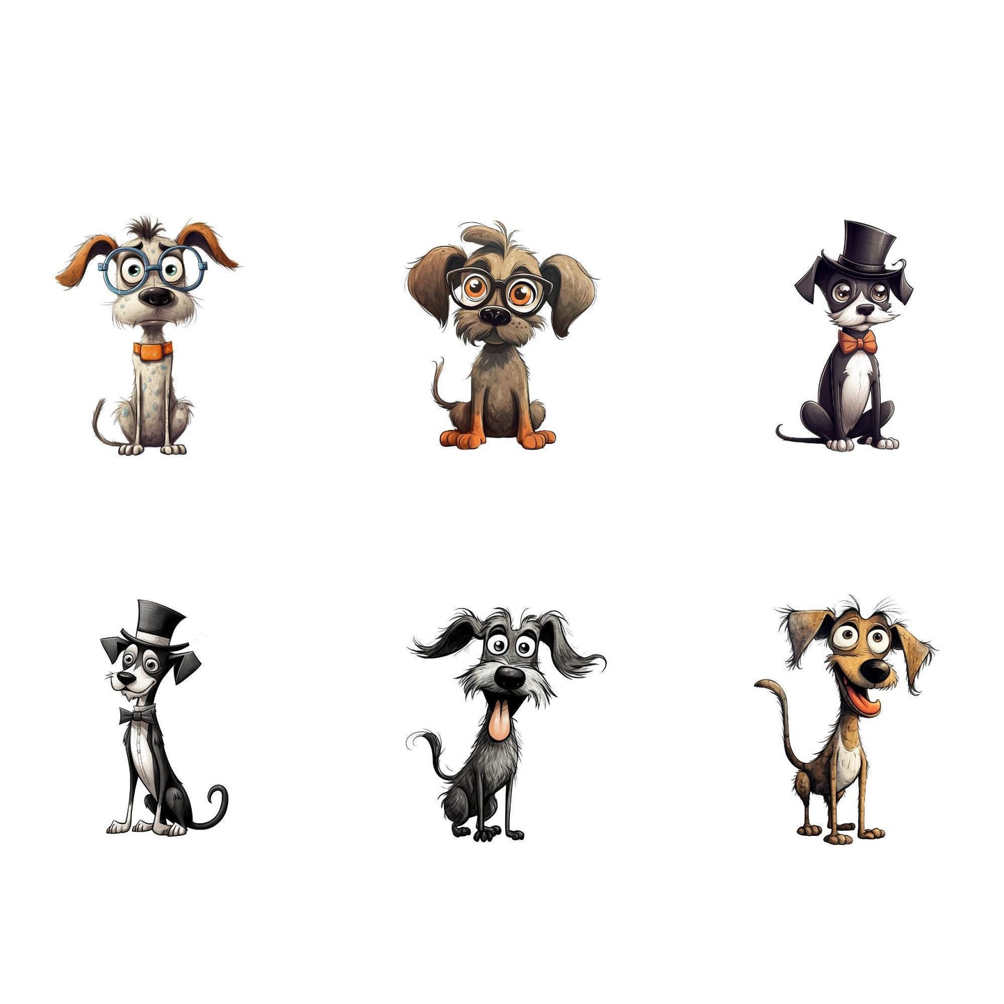 Quirky Dog Clipart