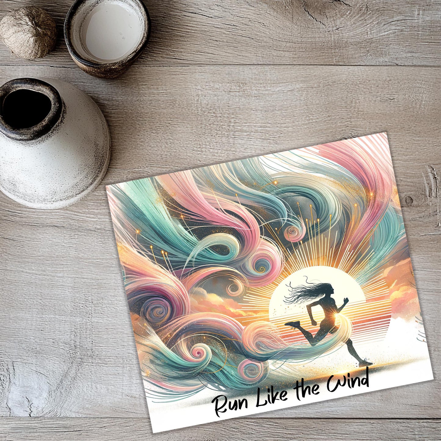 a picture of a woman dancing on a wooden floor