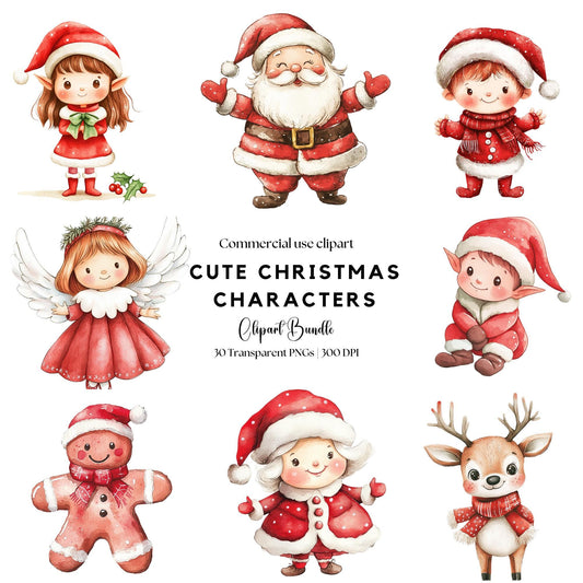 Cute Christmas Character Clipart