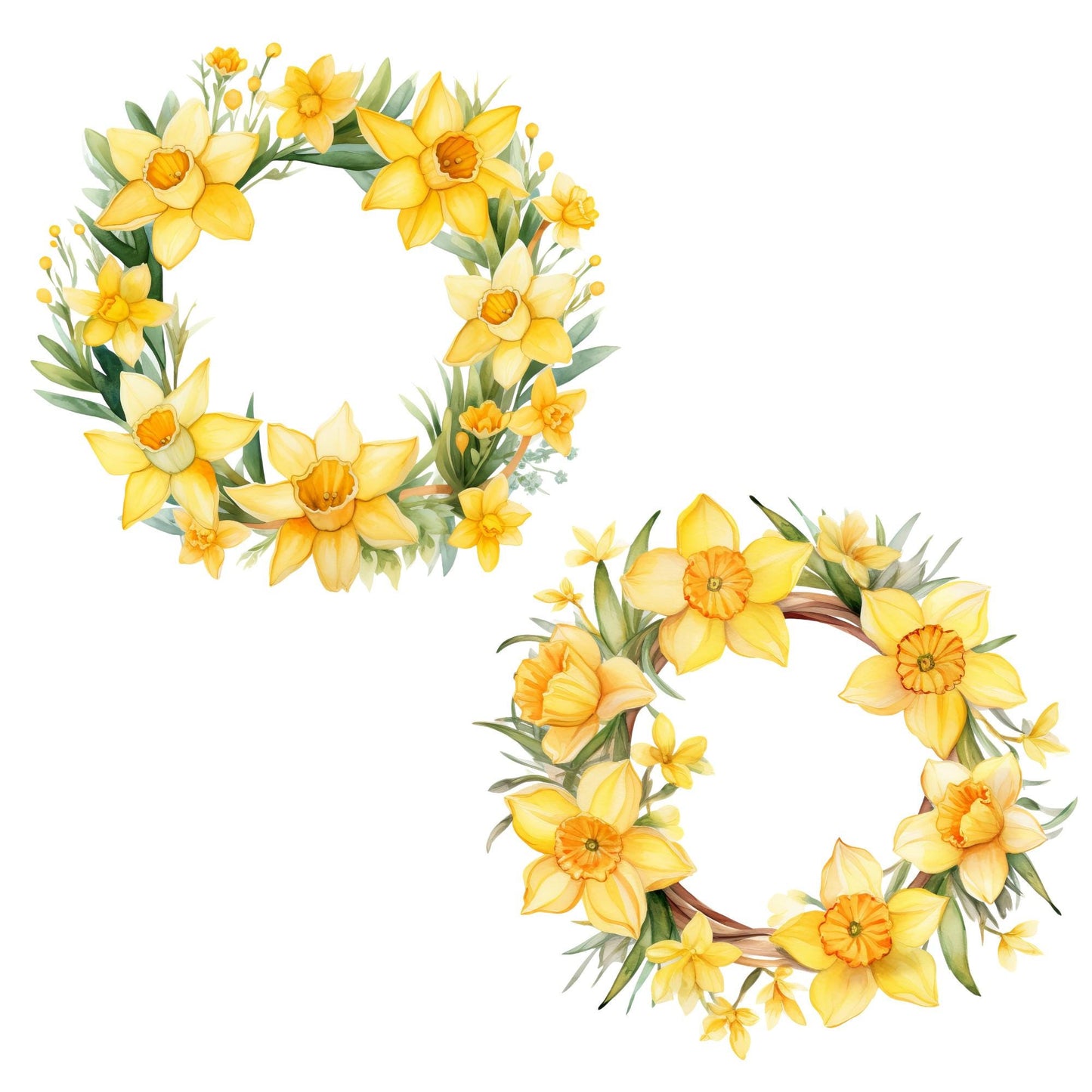 Clipart de narciso amarillo