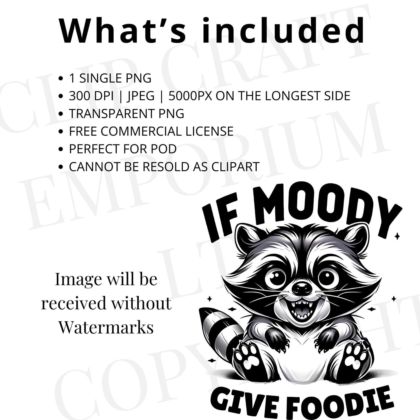 If I'm Moody Give Me Foody Shirt PNG