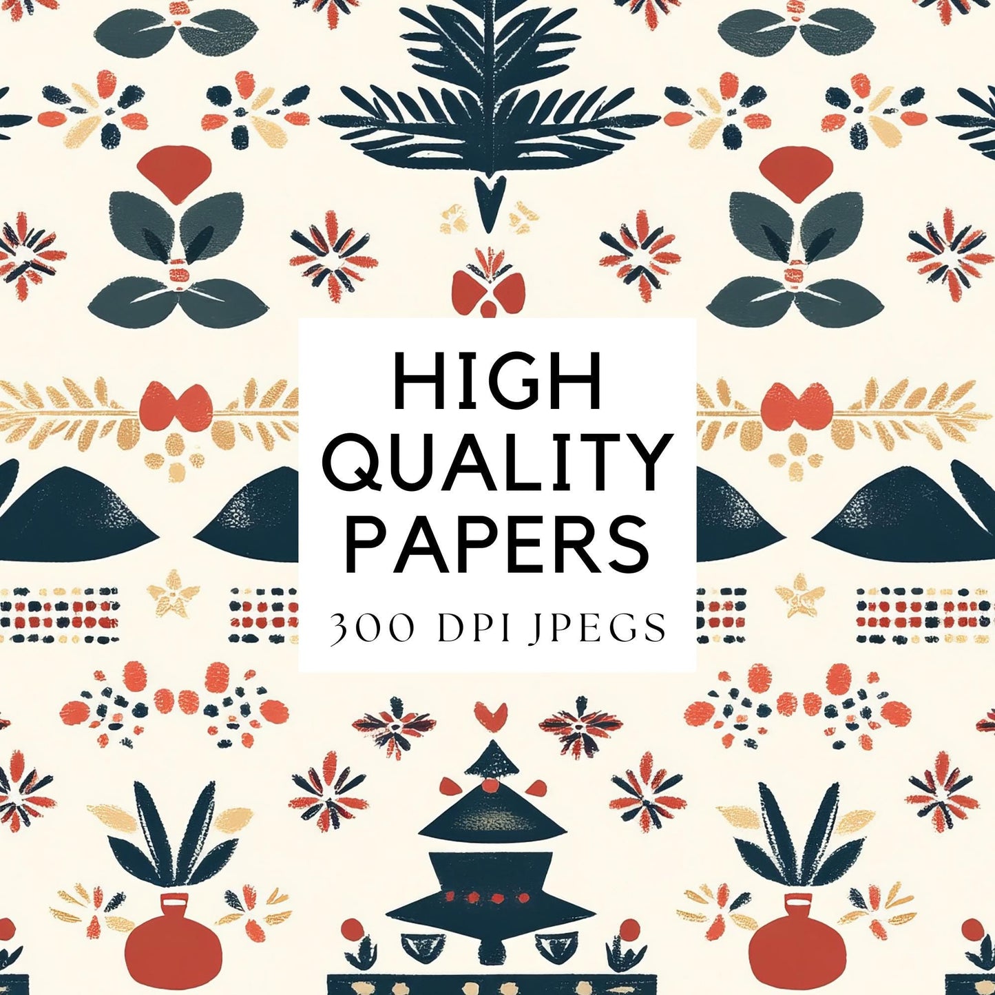 Papeles digitales navideños nórdicos