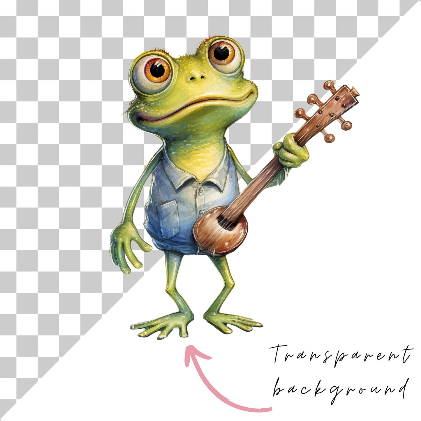Quirky Frog Clipart