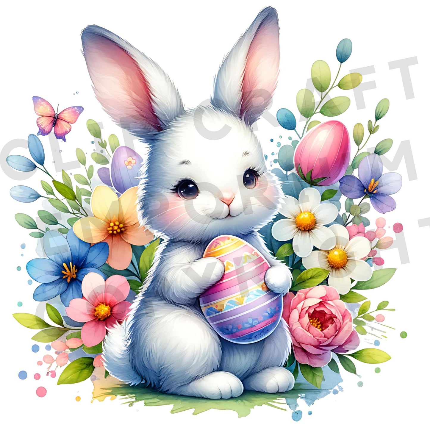 Paquete de imágenes prediseñadas de Pascua súper lindo