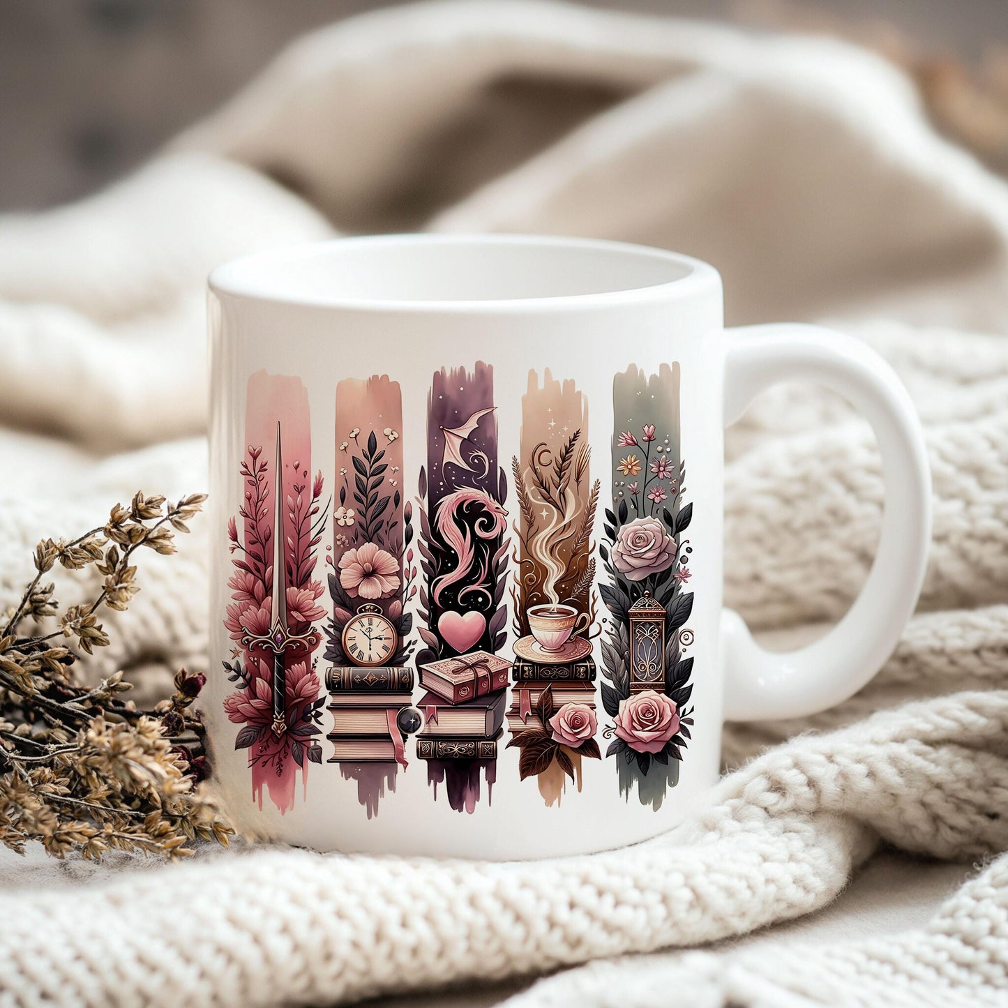 Bookish Cozy Readers PNG