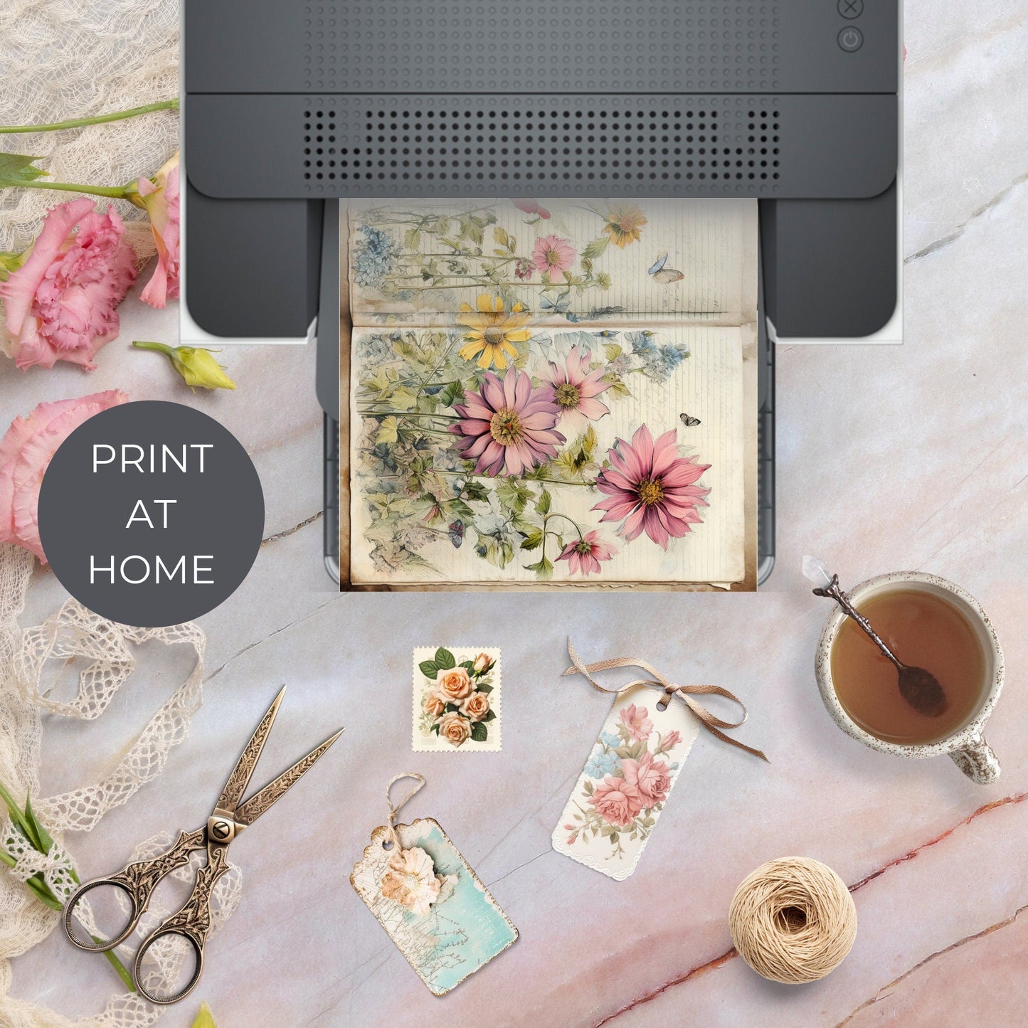 Wildflower Vol2 Junk Journal Pages