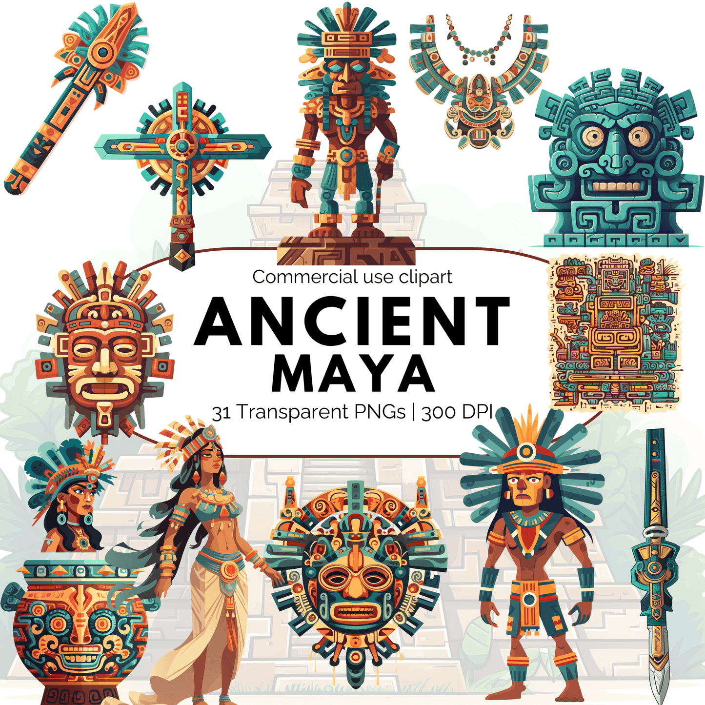 Ancient Maya Clipart