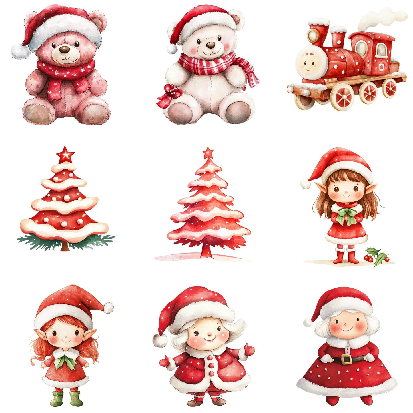 Cute Christmas Character Clipart