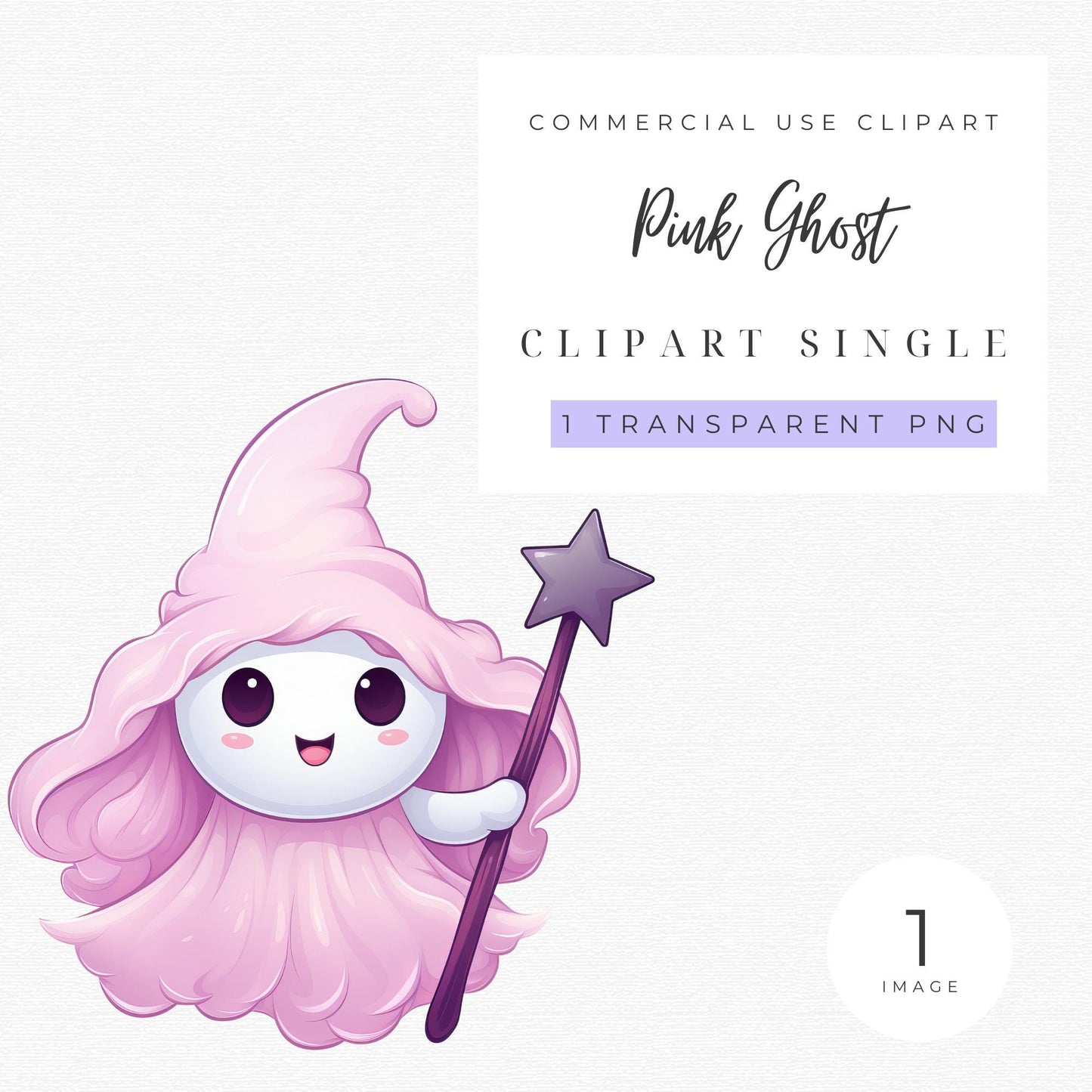 Cute Pink Kawaii Ghost