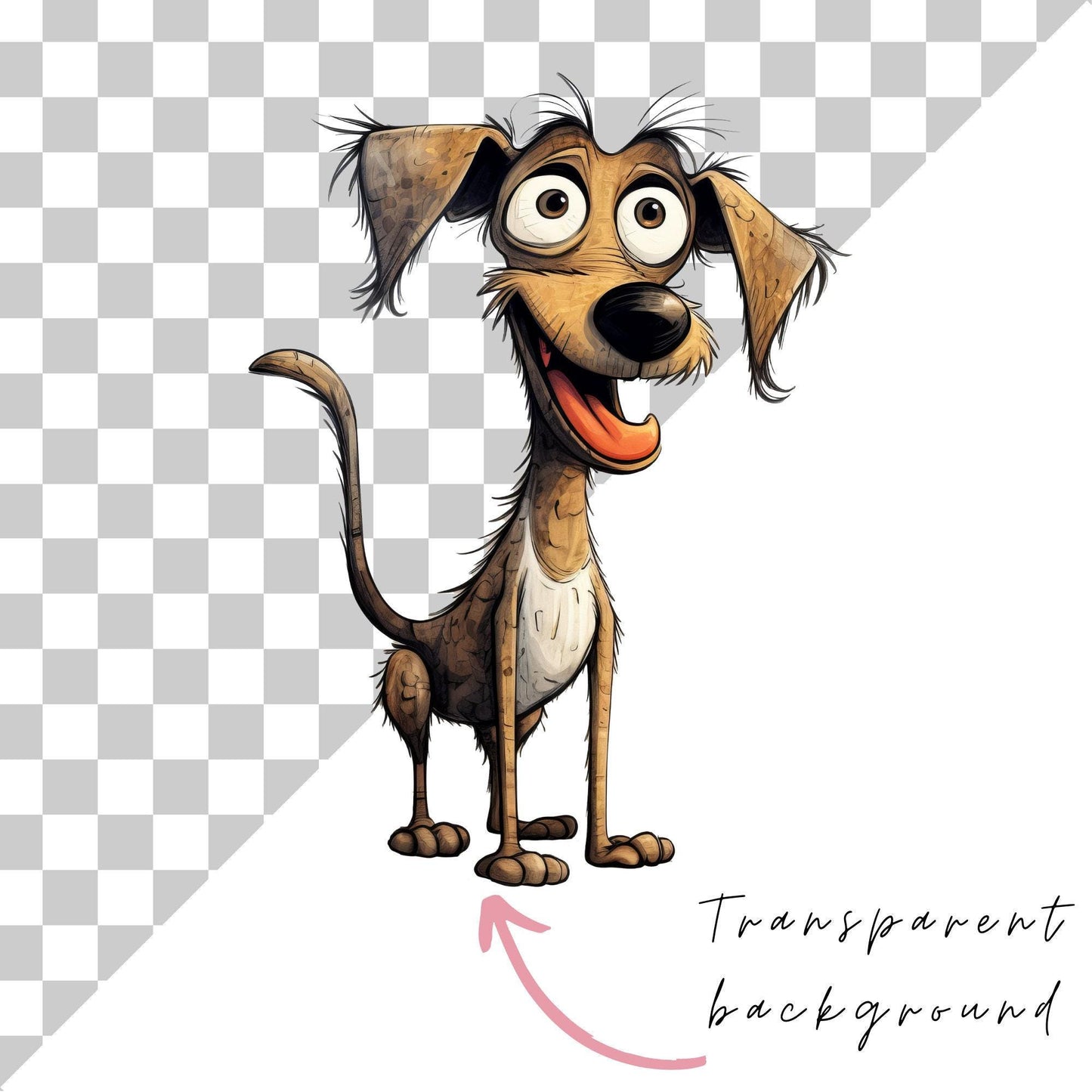 Quirky Dog Clipart