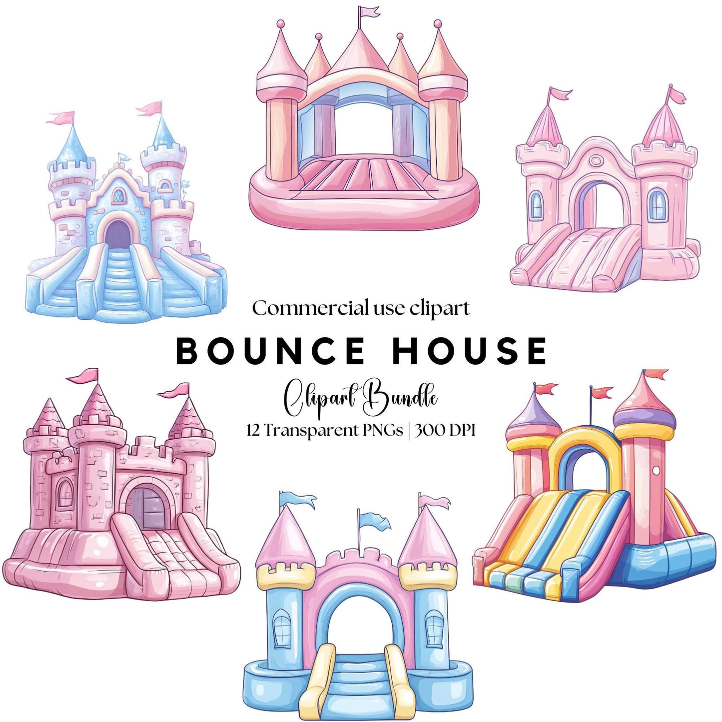Bounce House Clipart