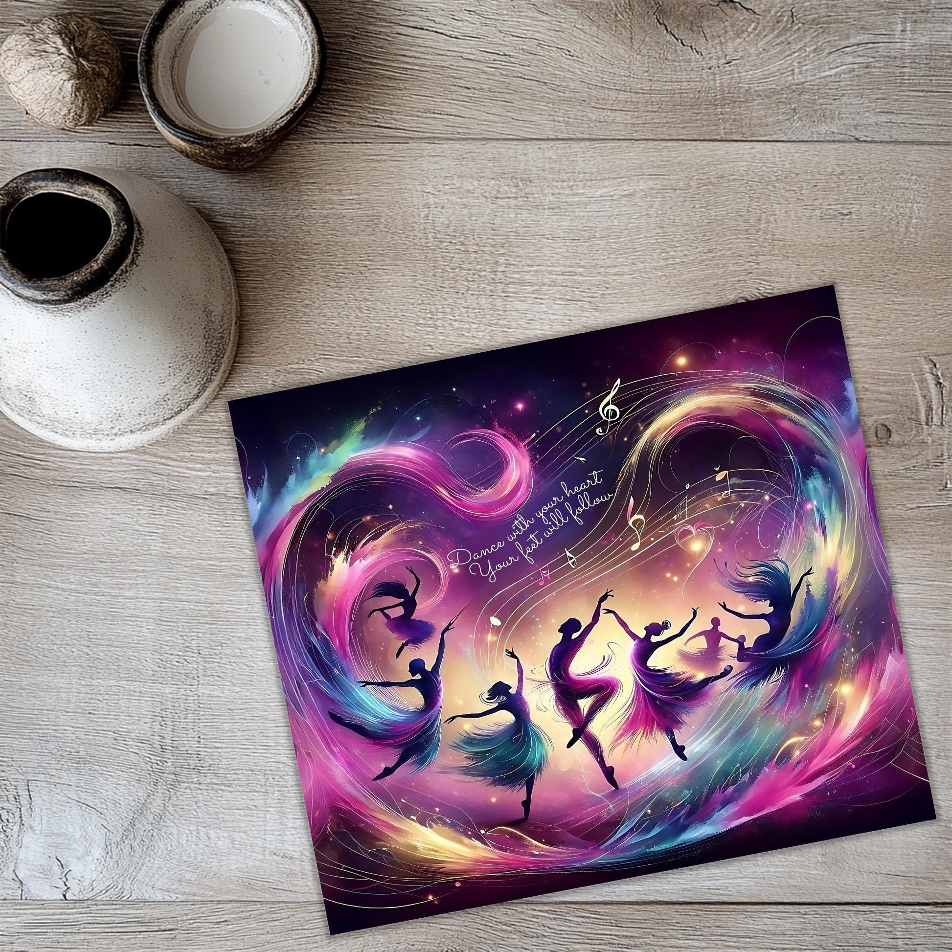 a picture of a couple dancing in the shape of a heart