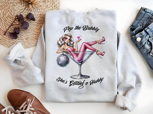 Woman in Martini Glass PNG